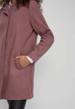 Vila Halflange Jas - Rose Taupe -Dames 2d50a4a96b5f4f2abbbc8d912c21ad25