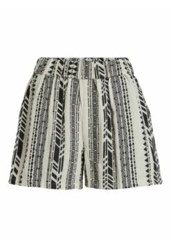 Vila Gestreifte - Shorts - Birch -Dames 2d5411941ca64ab3a9d772d11f5726fa