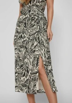 Vila Midi High Waist - A-Lijn Rok - Birch -Dames 2d9a41008a744aaba2c0dab0e329425d