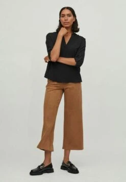 Vila Mit 3/4 Armeln V Ausschnitt - Blouse - Black -Dames 2ee822f457504172a3047fbbd225f18b