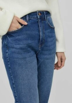 Vila High Waist - Straight Leg Jeans - Medium Blue Denim -Dames 2f264f38cb324a11b0be7e220caaba27