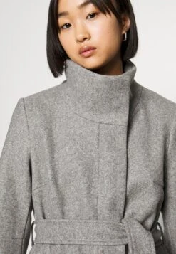 Viloulou Funnel- Mantel - Medium Grey -Dames 303b255c5ccc4eba94697525a74711df