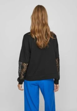 Vila Oberteil Mit Langen Ärmeln Sweat - Sweater - Black -Dames 303b4e31383646199fd6c62172fd93dc