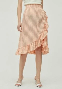 Vila Gerüschter - A-Lijn Rok - Rose Smoke