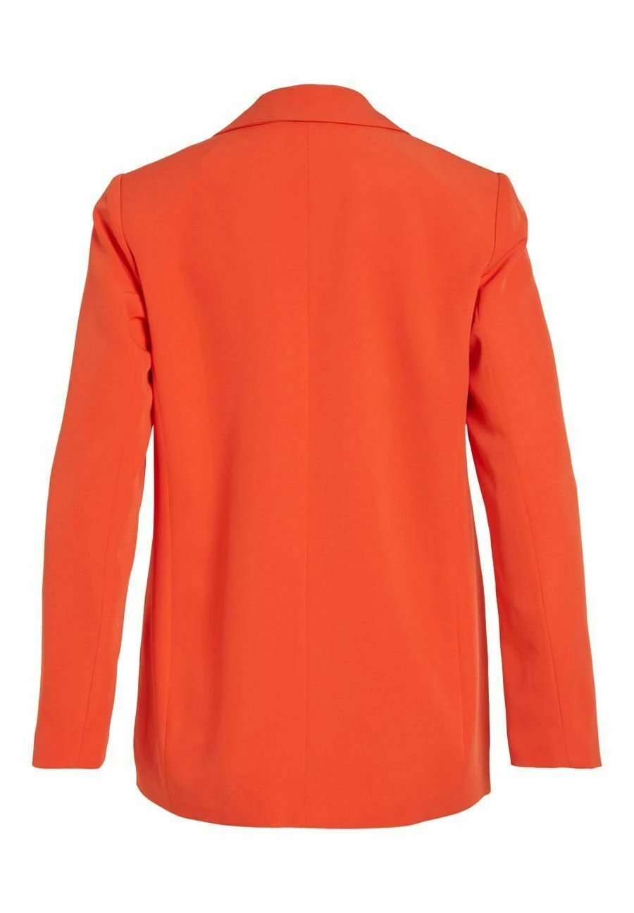 Vila Vikamma Noos - Halflange Jas - Tigerlily 9 Vila Vikamma Noos - Halflange Jas - Tigerlily - Afbeelding 7