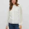 Vila Detailreiche - Blouse - Cloud Dancer -Dames 336112b6826c4a22bc4764df2ac5c3a4