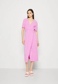 Vila Vibeba V Neck Mid Calf - Jurk - Violet