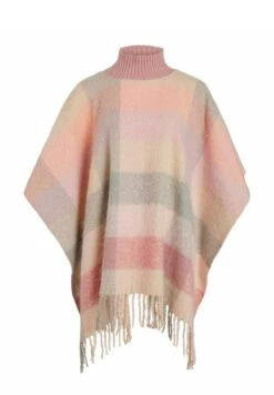 Vila Karo - Poncho - Misty Rose -Dames 35bae54d73db4cd0ac3e37768b3d4778