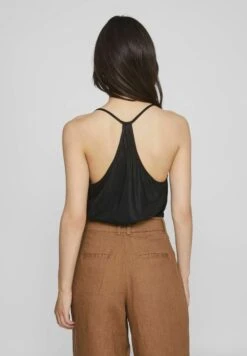 Wasserfall-Ausschnitt - Top - Black -Dames 368d150de6a444f6ae95cdfb668458da