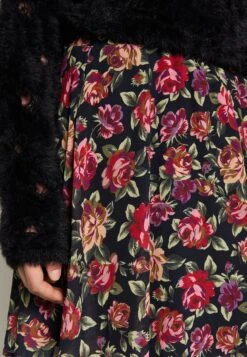 Vila Viura Short Skirt - A-Lijn Rok - Black/Pink -Dames 36e9431b3ce149dc8816d959ff3af297