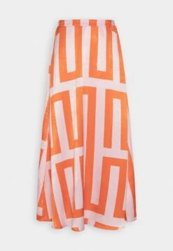 Vila Viline Midi Skirt - Maxirok - Orange/Misty Rose -Dames 385c317aca18496caf269dbd6b6f52e2