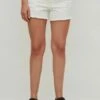 Vila - Jeansshort - Cloud Dancer -Dames 38dcba598f1041f8a9bb28258e258584