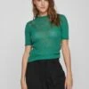 Vila Kurzärmeliges - T-Shirt Basic - Frosty Spruce -Dames 3acc5a0331884721943c16b32bf6f639