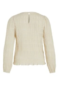 Vila VihilmaO-Neck Top - Blouse - Birch -Dames 3b0588de0a5747938fb90ad76d23918b