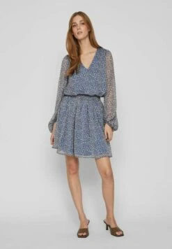 Vila Vifalia Dotta Hw Su Pb - Plooirok - Federal Blue -Dames 3b8080668baf42aab4de8bbd82ea6708