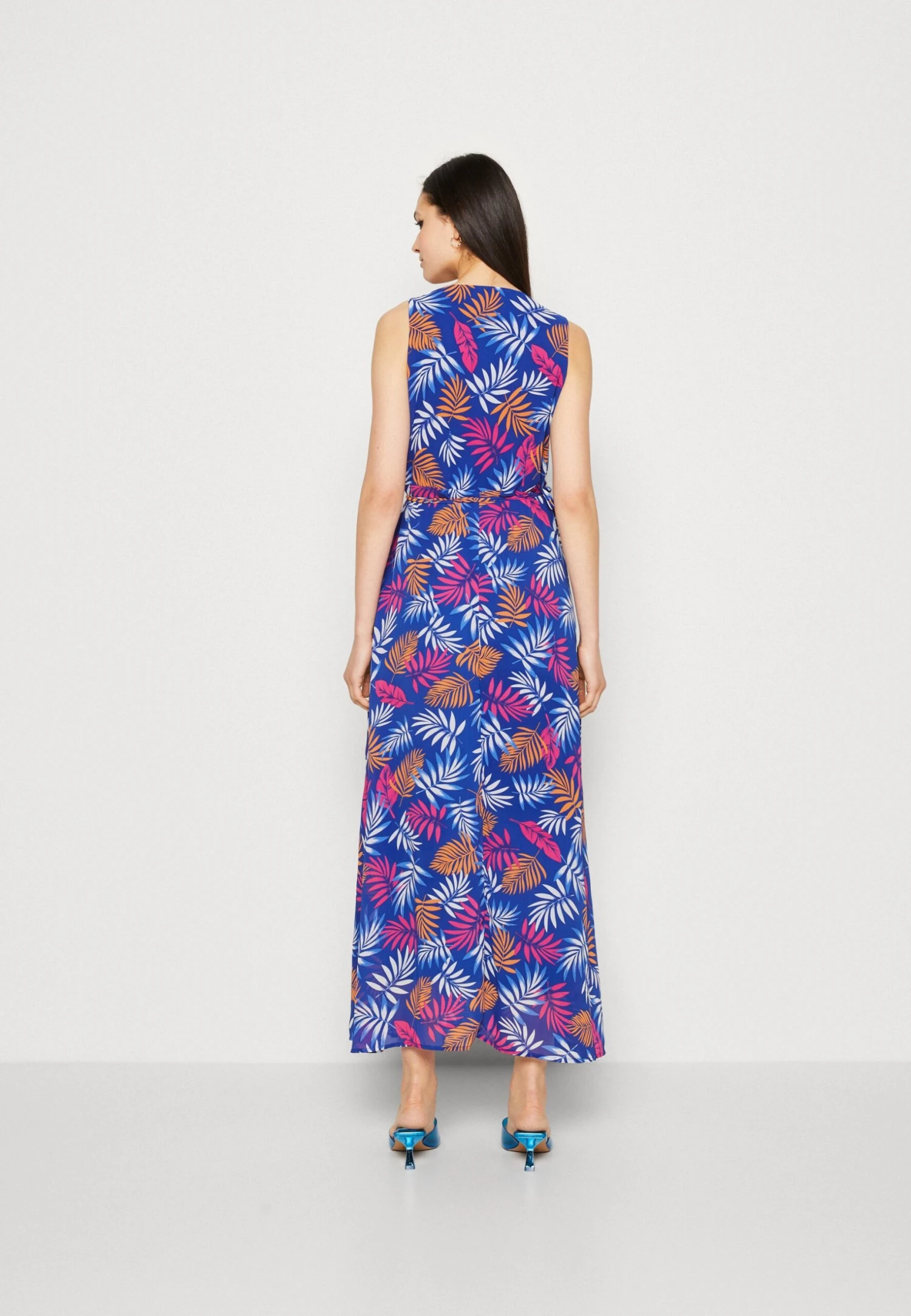Vila Viura Wrap Dress - Maxi-Jurk - Mazarine Blue/Multi 5 Vila Viura Wrap Dress - Maxi-Jurk - Mazarine Blue/Multi - Afbeelding 3
