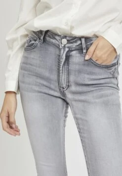 Vila Slim Fit Jeans - Light Grey Denim -Dames 3d70c707a52d48a9bef04ffed963bedb