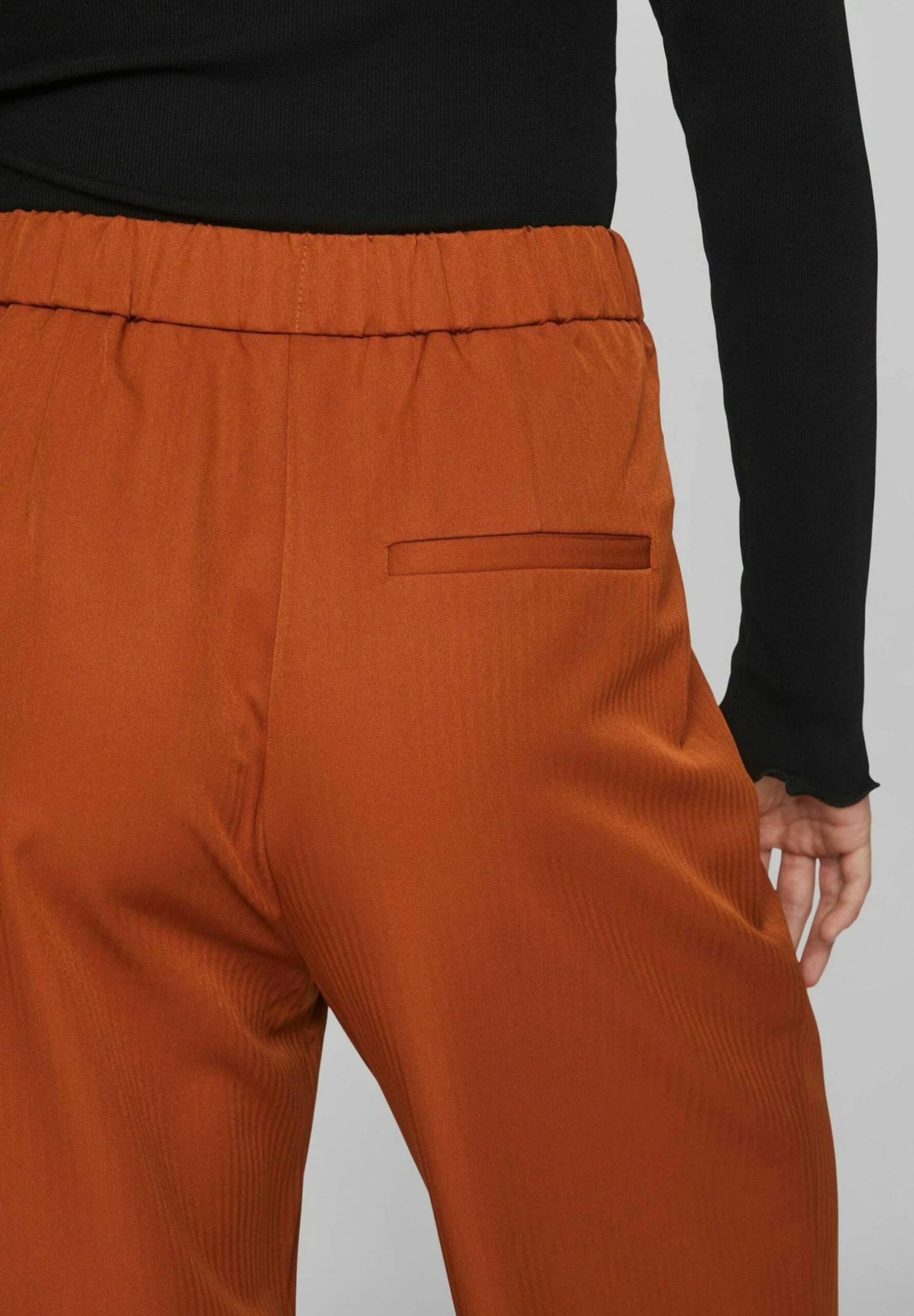 Vila High Waist - Broek - Caramel Cafã 7 Vila High Waist - Broek - Caramel Cafã - Afbeelding 5