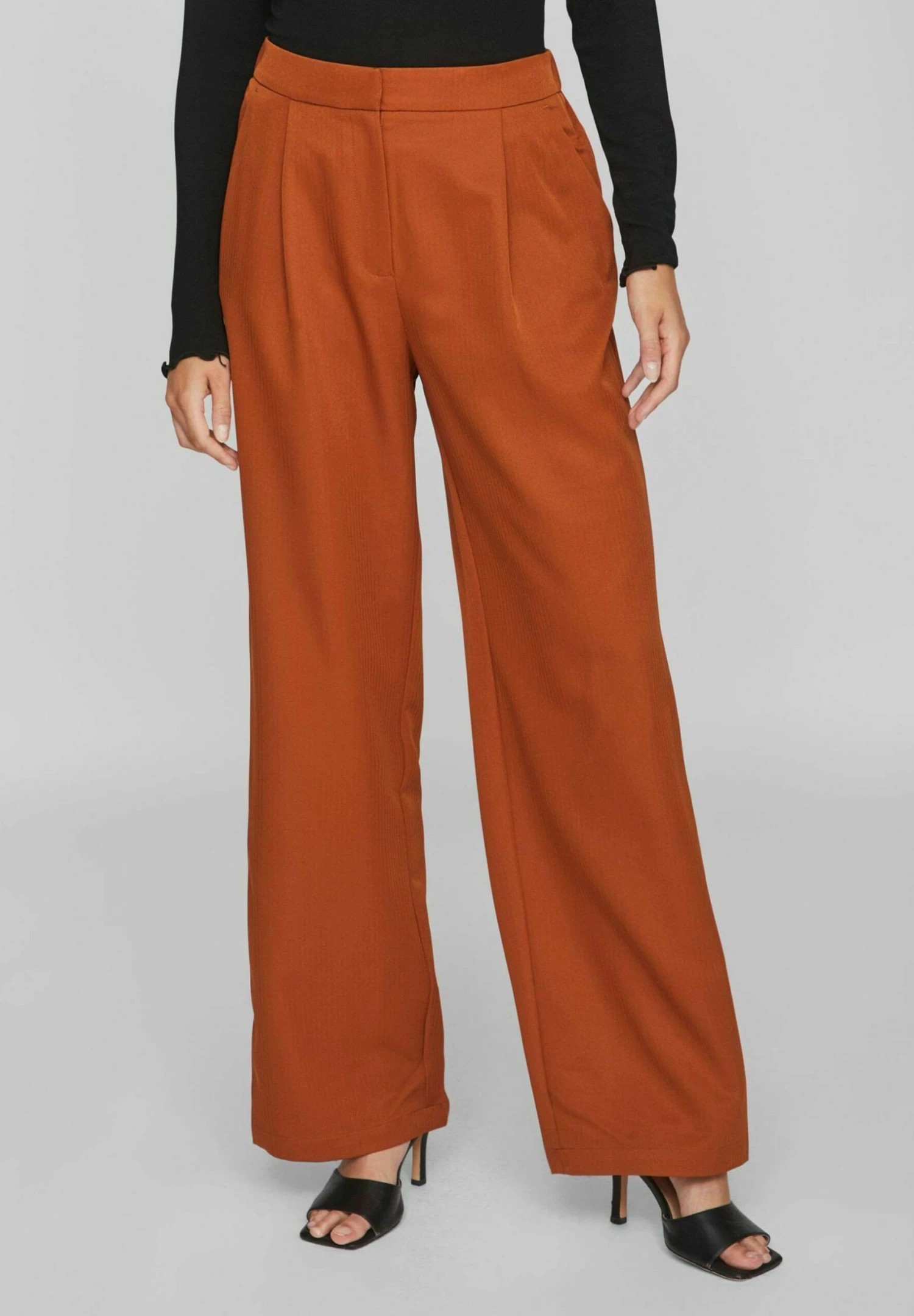 Vila High Waist - Broek - Caramel Cafã 3 Vila High Waist - Broek - Caramel Cafã