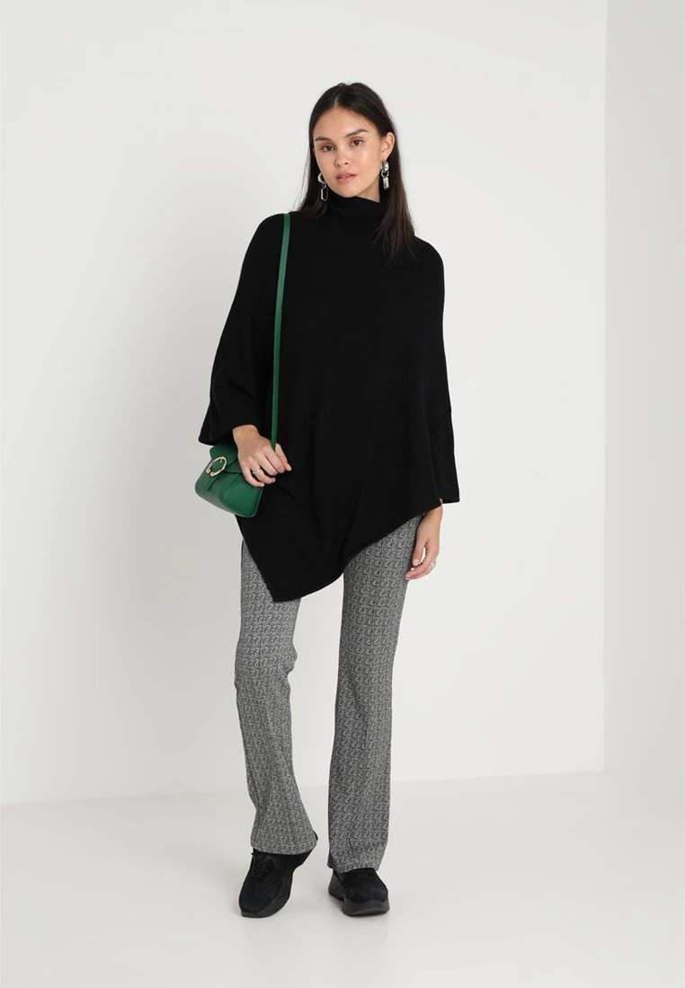 Vila Poncho - Black 4 Vila Poncho - Black - Afbeelding 2