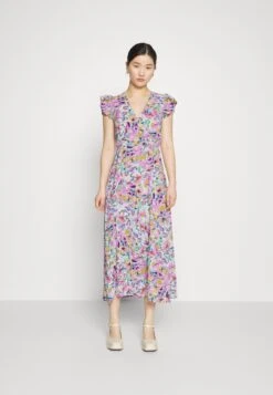 V-Neck Frill - Jurk - Snow Whiteaop