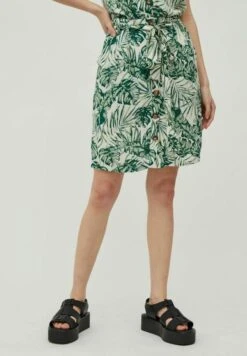 Vila Vorn Geknöpfter - A-Lijn Rok - Cloud Dancer