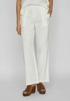 Vila Mid Rise - Broek - Snow White