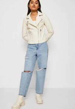 Vila Vicara Jacket - Imitatieleren Jas - Birch -Dames 43407cb003b24b25bd9a862819b1596a