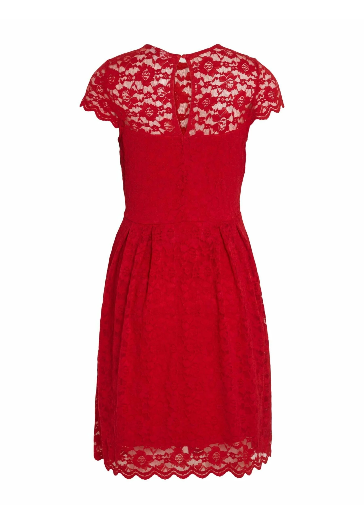 Vila Kalila Capsleeve Noos - Cocktailjurk - Equestrian Red 4 Vila Kalila Capsleeve Noos - Cocktailjurk - Equestrian Red - Afbeelding 2