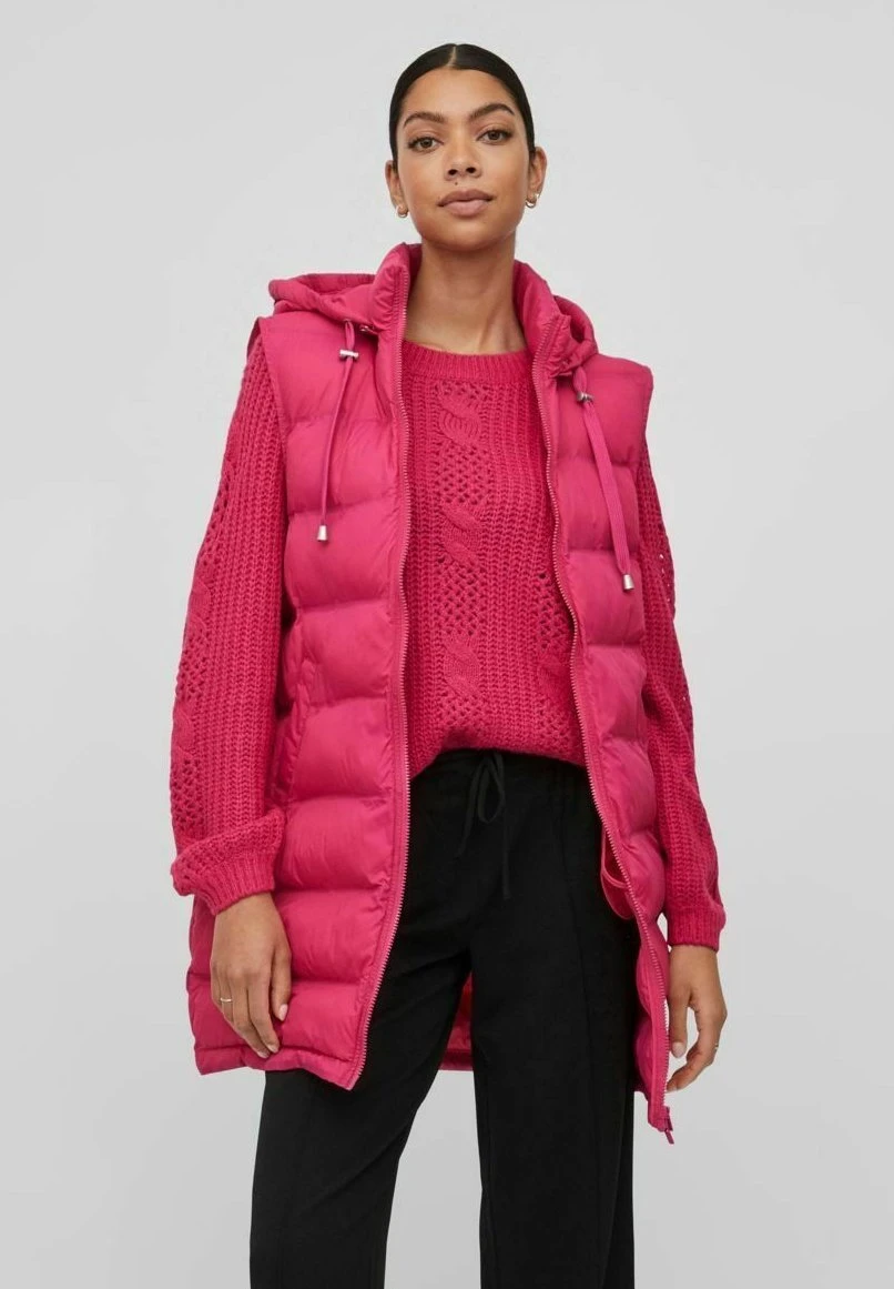 Vila Vitrish New Noos - Bodywarmer - Pink Yarrow 3 Vila Vitrish New Noos - Bodywarmer - Pink Yarrow