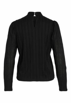 Vila Mit Langen Ärmeln High Neck - Blouse - Black -Dames 45b60586b12c41ee92ae6fbe5366452c