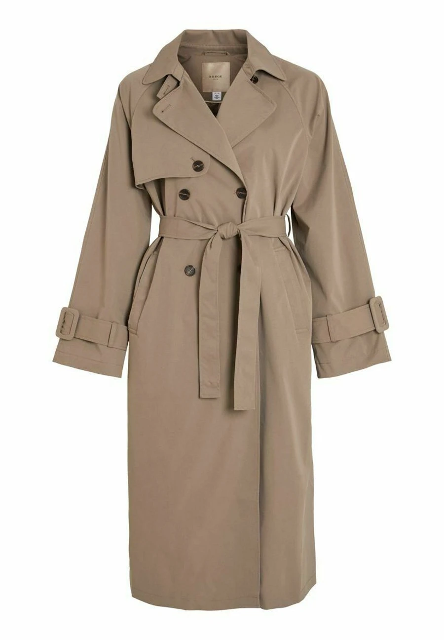 Vila Trenchcoat - Walnut 9 Vila Trenchcoat - Walnut - Afbeelding 7