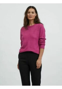 Vila Viril O Neck - Trui - Magenta Haze