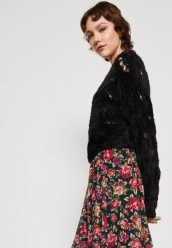 Vila Viura Short Skirt - A-Lijn Rok - Black/Pink -Dames 476f6871b0904d88942d8386e3d064e1