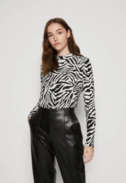 Vila Vileoa Rollneck - Longsleeve - Black