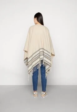 Vila Vicaycee Poncho - Poncho - Birch -Dames 487b87ba03344760b78bb5898e2e1fcb