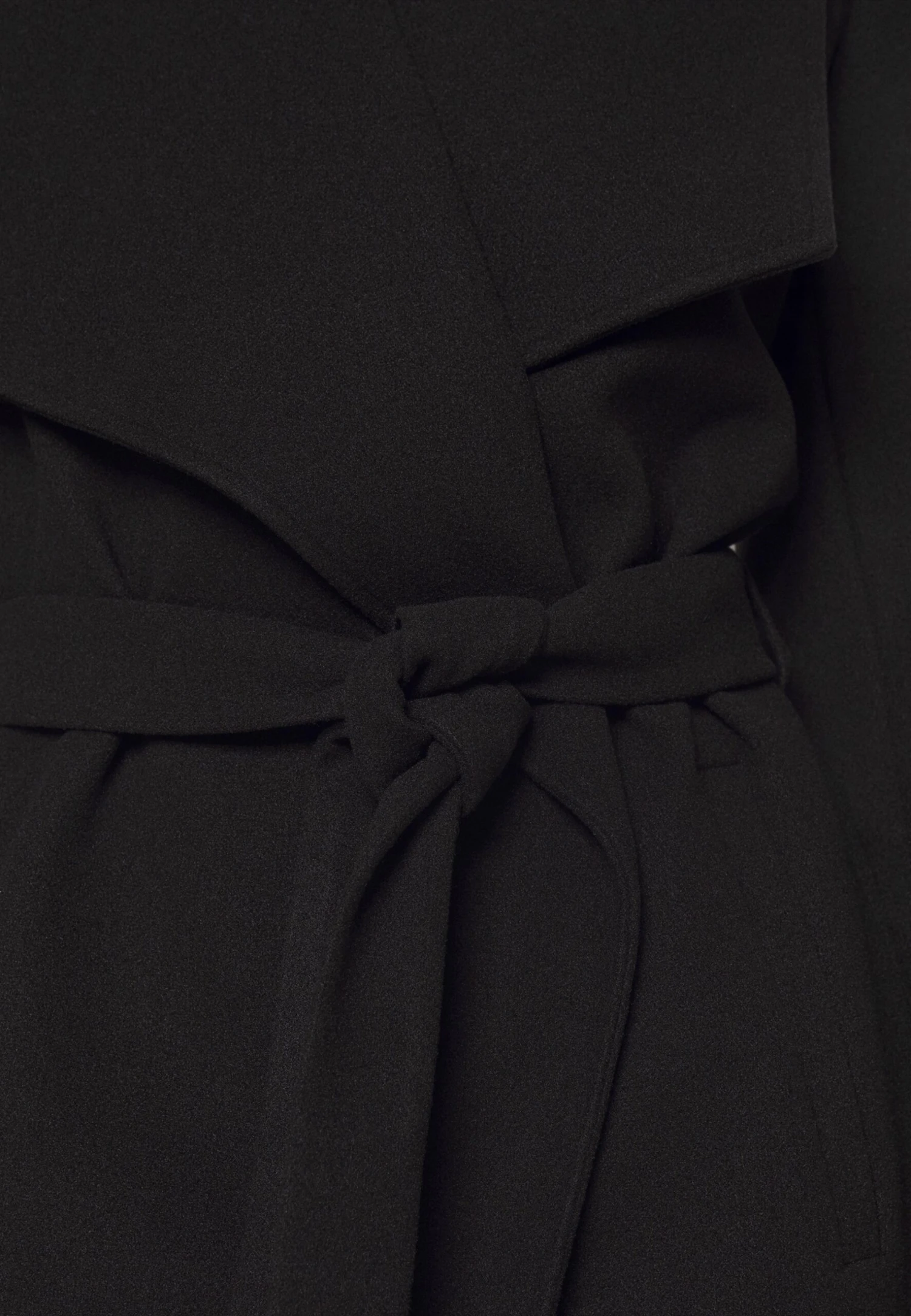 Vipoko Collar Coat - Halflange Jas - Black 8 Vipoko Collar Coat - Halflange Jas - Black - Afbeelding 6