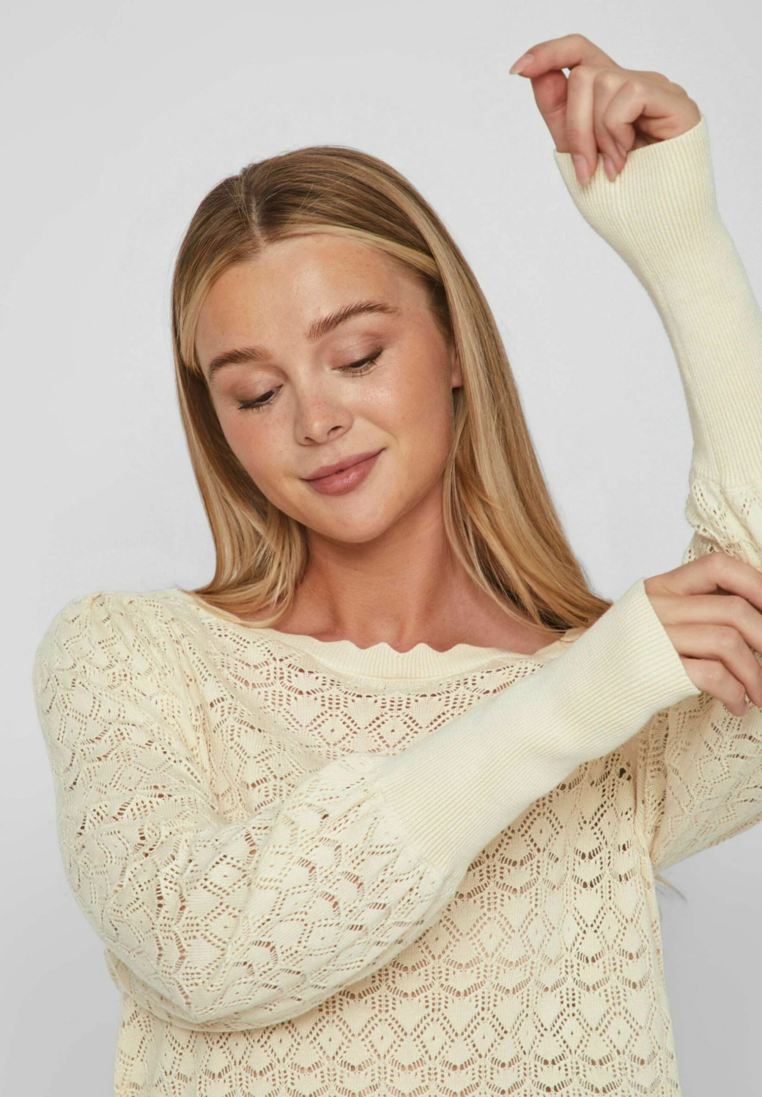 Vila Detailreiches - Trui - Birch 6 Vila Detailreiches - Trui - Birch - Afbeelding 4