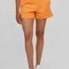 Vila High Waist - Shorts - Tangerine -Dames 4b2e06c67dbd4afaa8e13967c55fc777