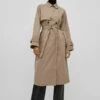 Vila Trenchcoat - Walnut -Dames 4c5f2128c6bc45aa869a3985c1bbddbc