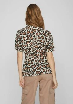 Vila Wickel Kurzärmeliges - Blouse - Birch -Dames 4c7c0ec72e704a6d8d0a17c7ef1d5a8a