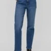 Vila High Waist - Straight Leg Jeans - Medium Blue Denim -Dames 4cab1d55a67343af8133a61dc2ce8c30