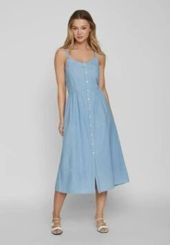 Vila Midi - Spijkerjurk - Light Blue Denim