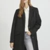 Vila Vileovita Coat - Mantel - Black -Dames 4d80d4643fca4aab84e1181cfed0809b