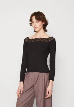 Vila Vibe Off Shoulder - Longsleeve - Black