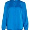 Vila Viellette L S Su - Noos - Blouse - French Blue -Dames 4eff6db84eab4200861d4f6b4336b0e8