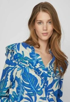 Vila Mit 3/4 Ärmeln Rüschen - Overhemdblouse - Birch -Dames 4f1d257b43ca477293a50977ebafdf6b