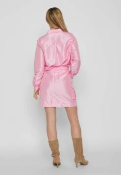 Vila Glänzender - A-Lijn Rok - Begonia Pink -Dames 4ff55d0be606476eb36b519f21e50275