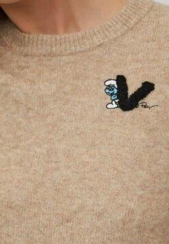 Vila Schlumpf - Trui - Natural Melange -Dames 515c009c36494fb69727e50e730c8c3f