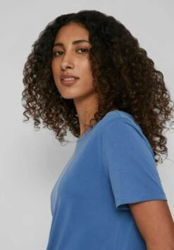 Vila Kurzärmeliges Rundhals - T-Shirt Basic - Federal Blue -Dames 520e76a32f194b58a047527432aaa95b